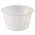 Fabri-Kal 4 oz Portion Cups, Clear, 2500PK 9500517